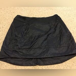 MOUNTAIN HARDWEAR SZ L WOMENS SKIRT GOLD TENNIS PICKLEBALL HIKE ETC EUC